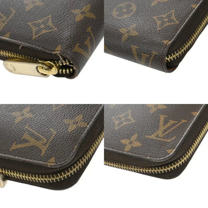 Louis Vuitton Monogram Zippy Long Wallet M60017 – Brown Leather Wallet